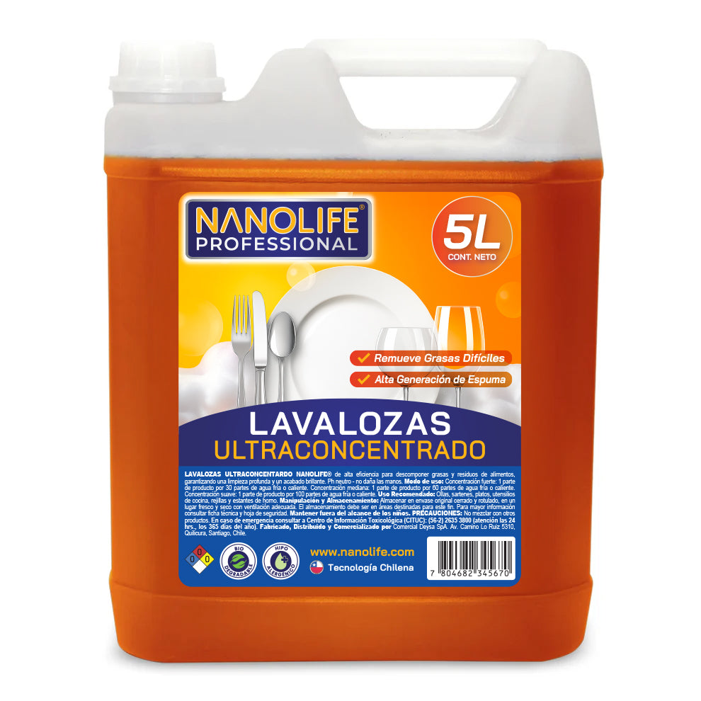 LAVALOZAS ULTRACONCENTRADO HIPOALERGÉNICO 5L