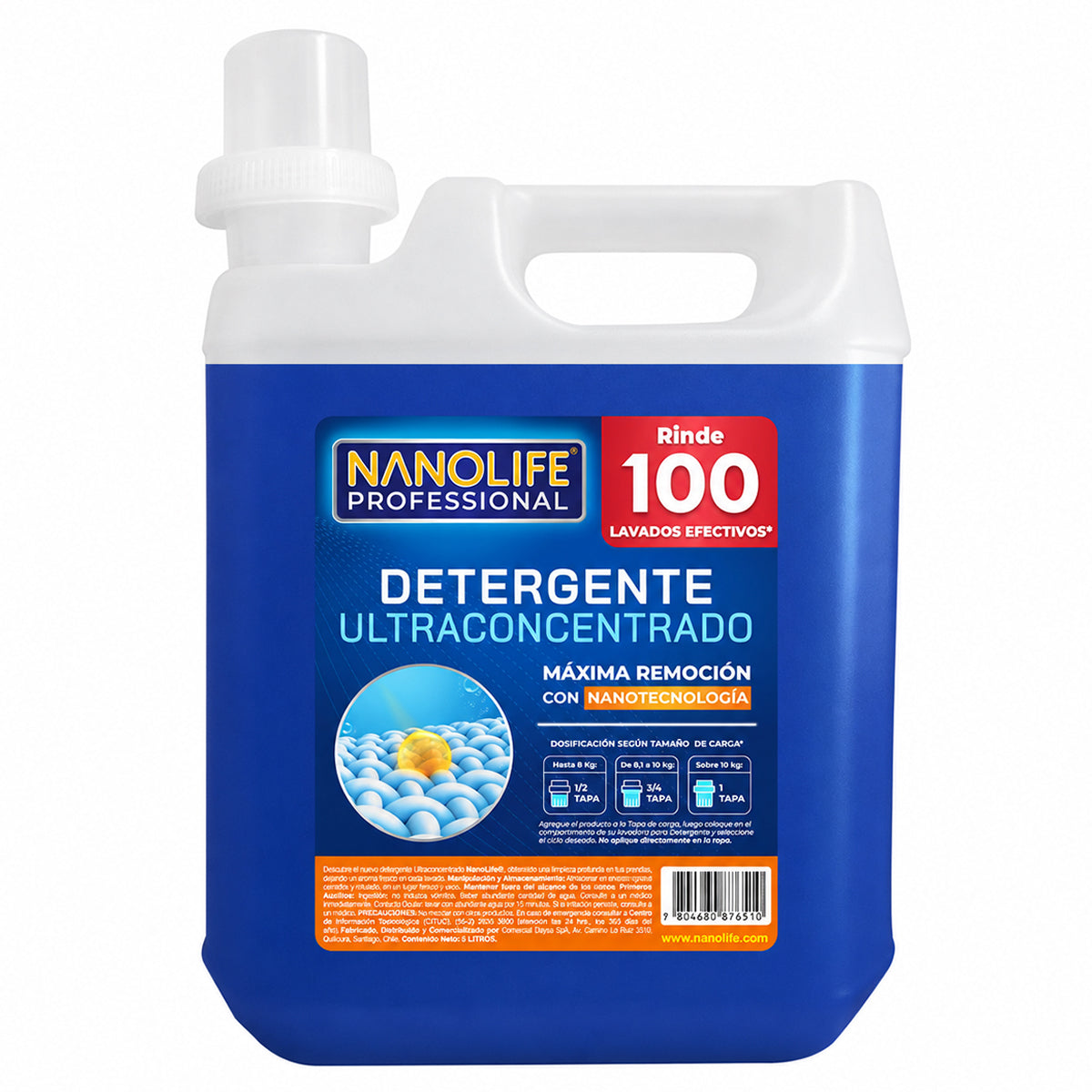 DETERGENTE ULTRACONCENTRADO - Bidón 5 litros