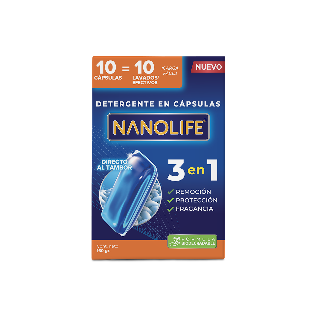 Detergente en Cápsulas Ultraconcentrado - 10 lavados