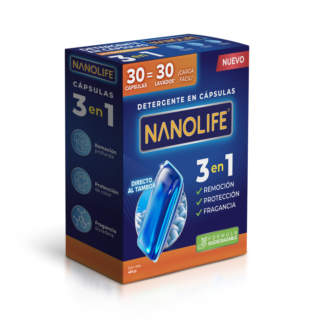 Detergente en Cápsulas Ultraconcentrado - 30 lavados