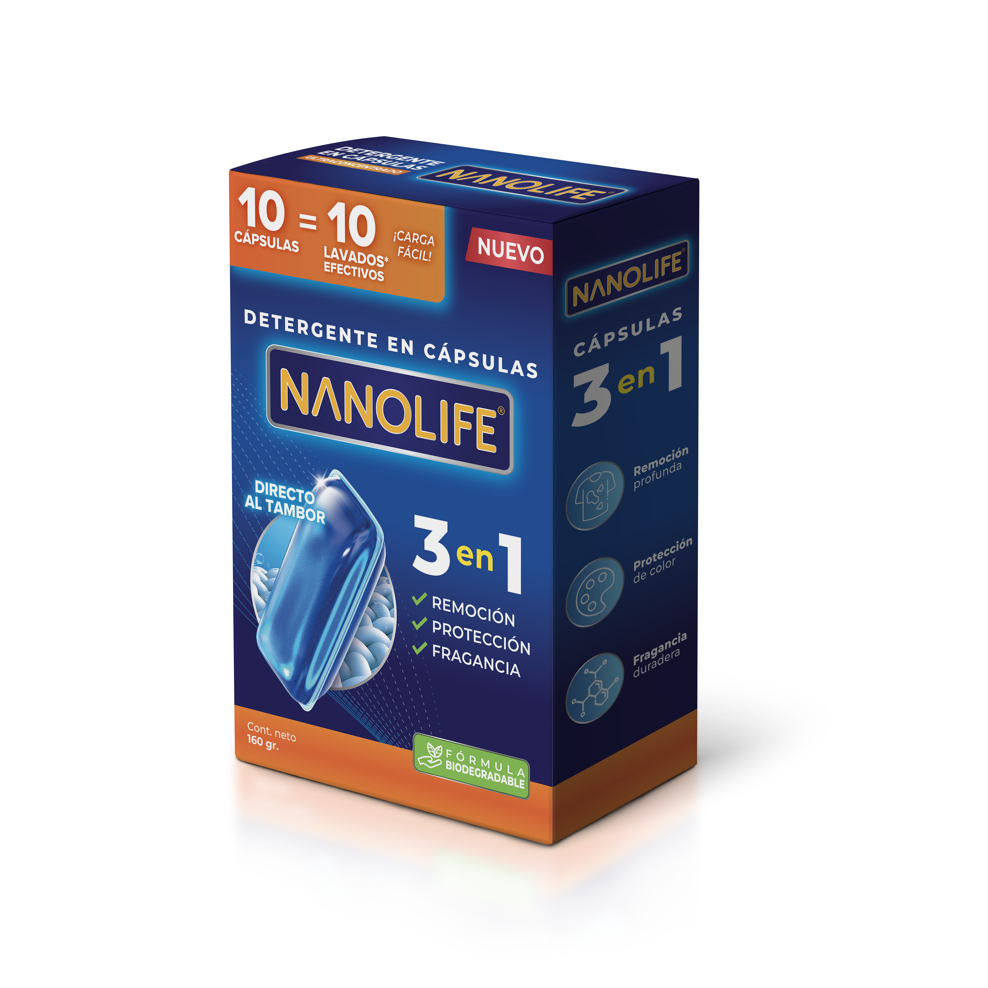 Detergente en Cápsulas Ultraconcentrado - 10 lavados