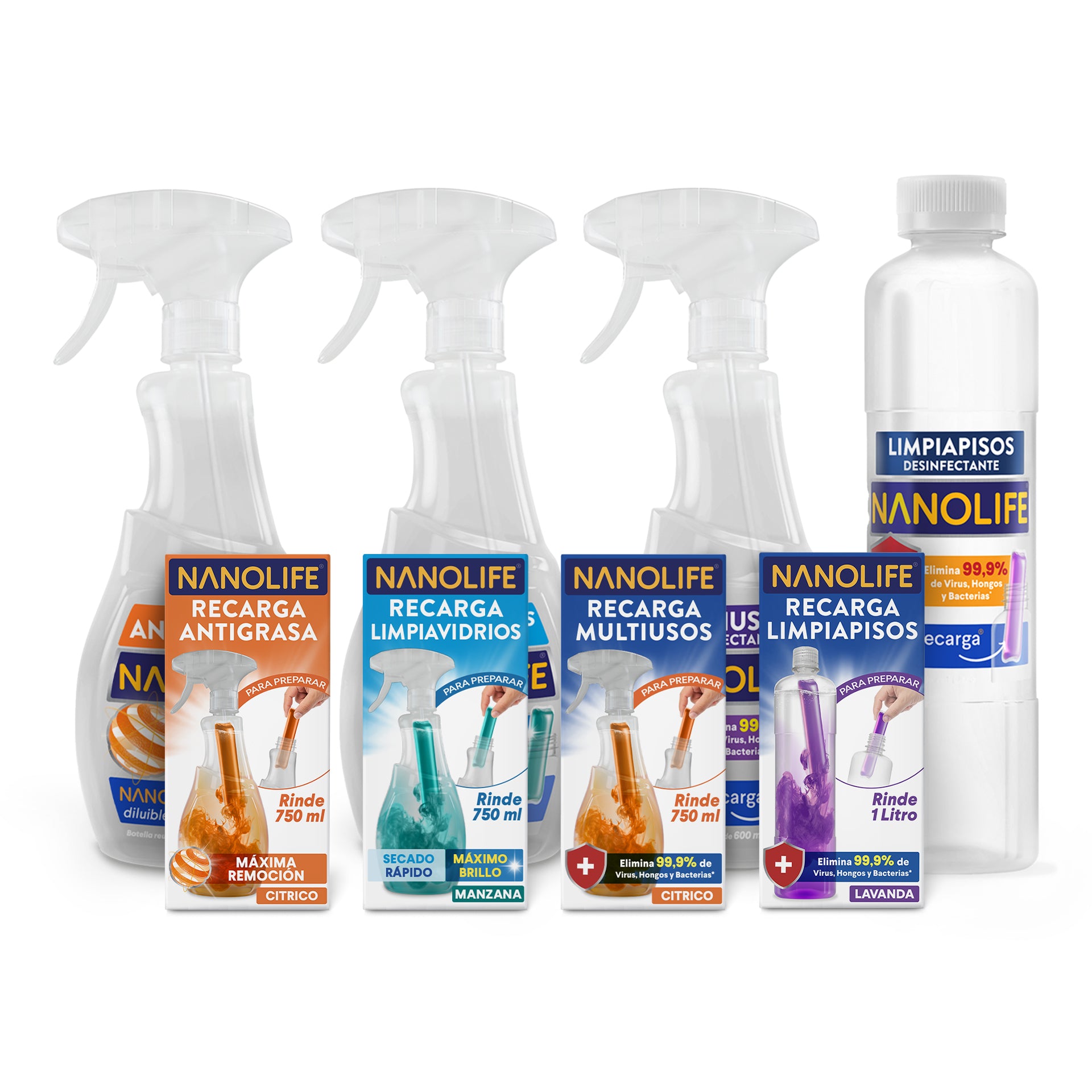 Pack INICIATE: Recargas + Botellas