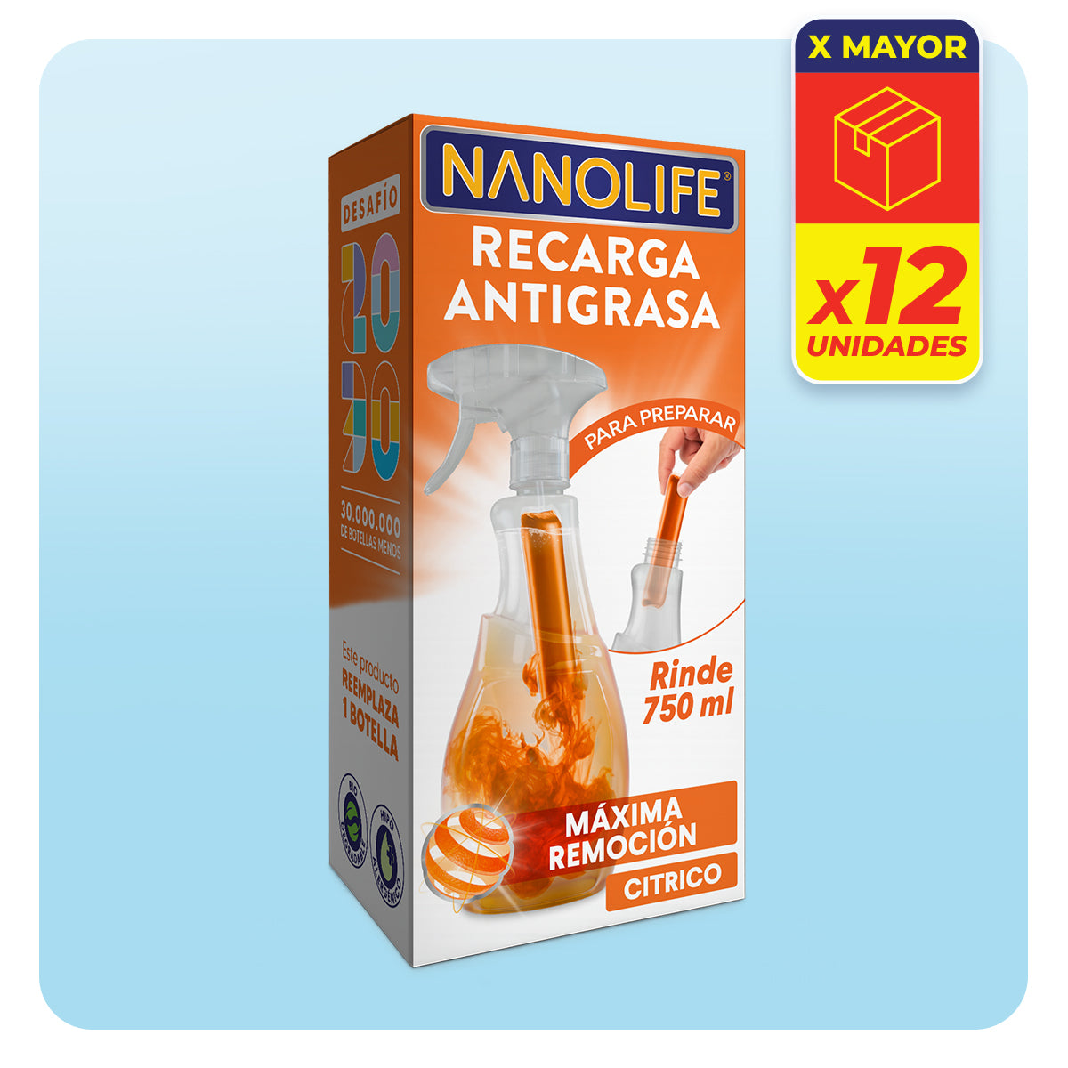 Antigrasa - 12u Caja Por Mayor