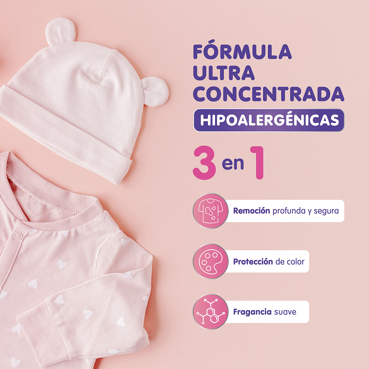 Detergente en Cápsulas Hipoalergénico - 10 lavados