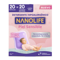 Detergente en Cápsulas Hipoalergénico - 20 lavados