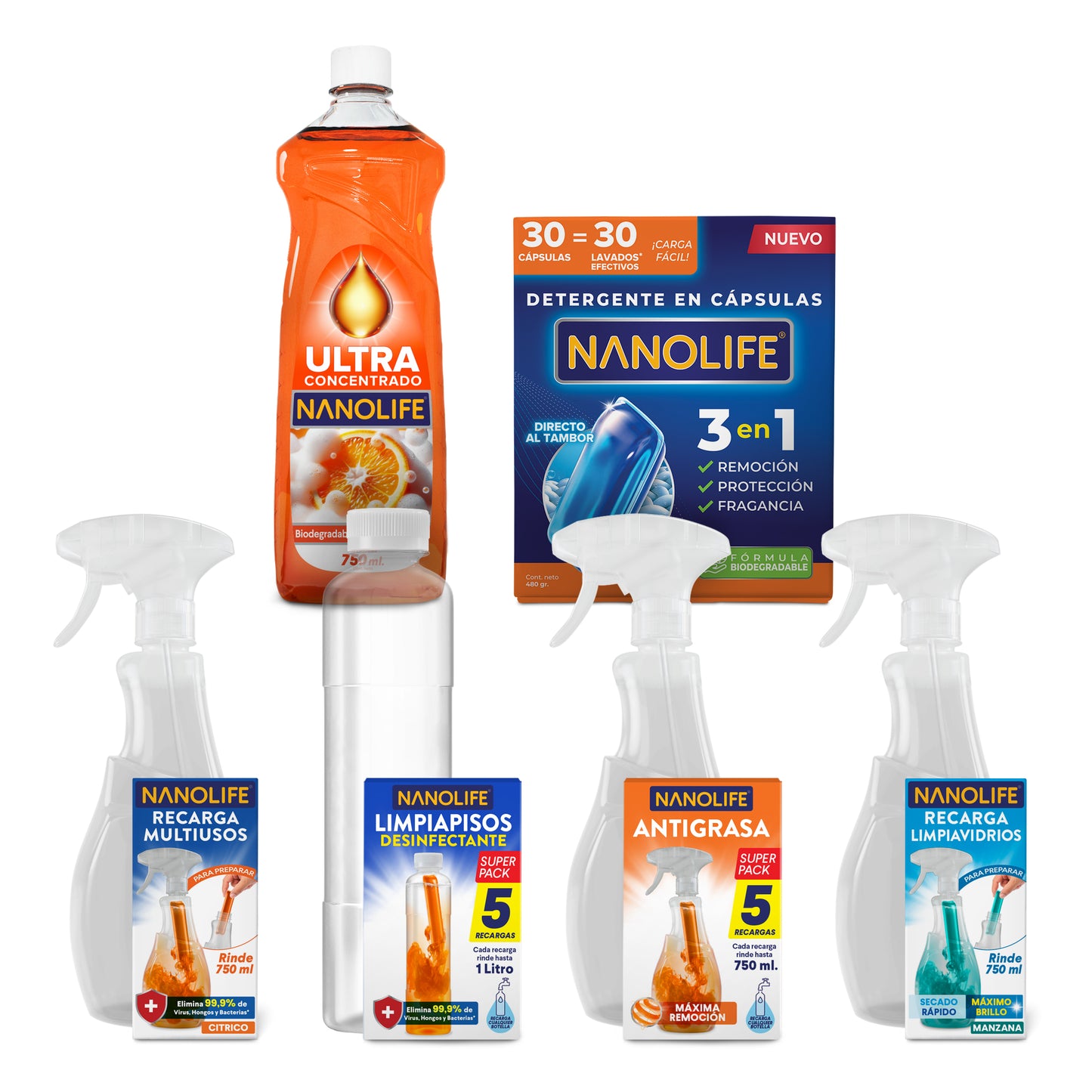 PACK FULL LIMPIEZA HOGAR - 6 productos + envío gratis