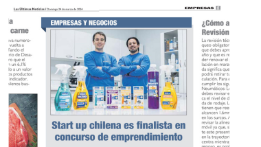 Start up chilena es finalista en concurso de emprendimiento