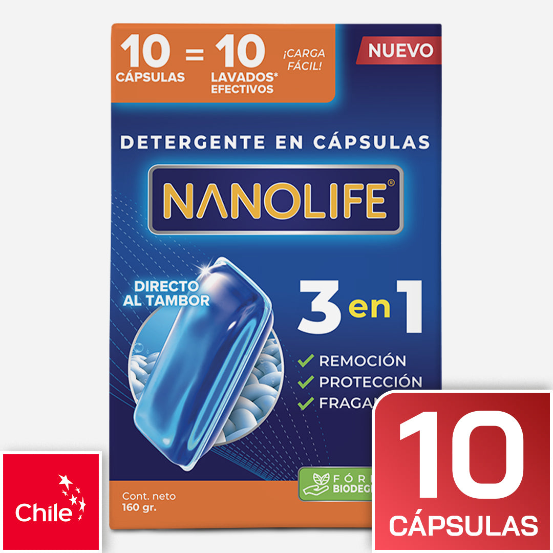 Detergente en Cápsulas Ultraconcentrado - 10 lavados