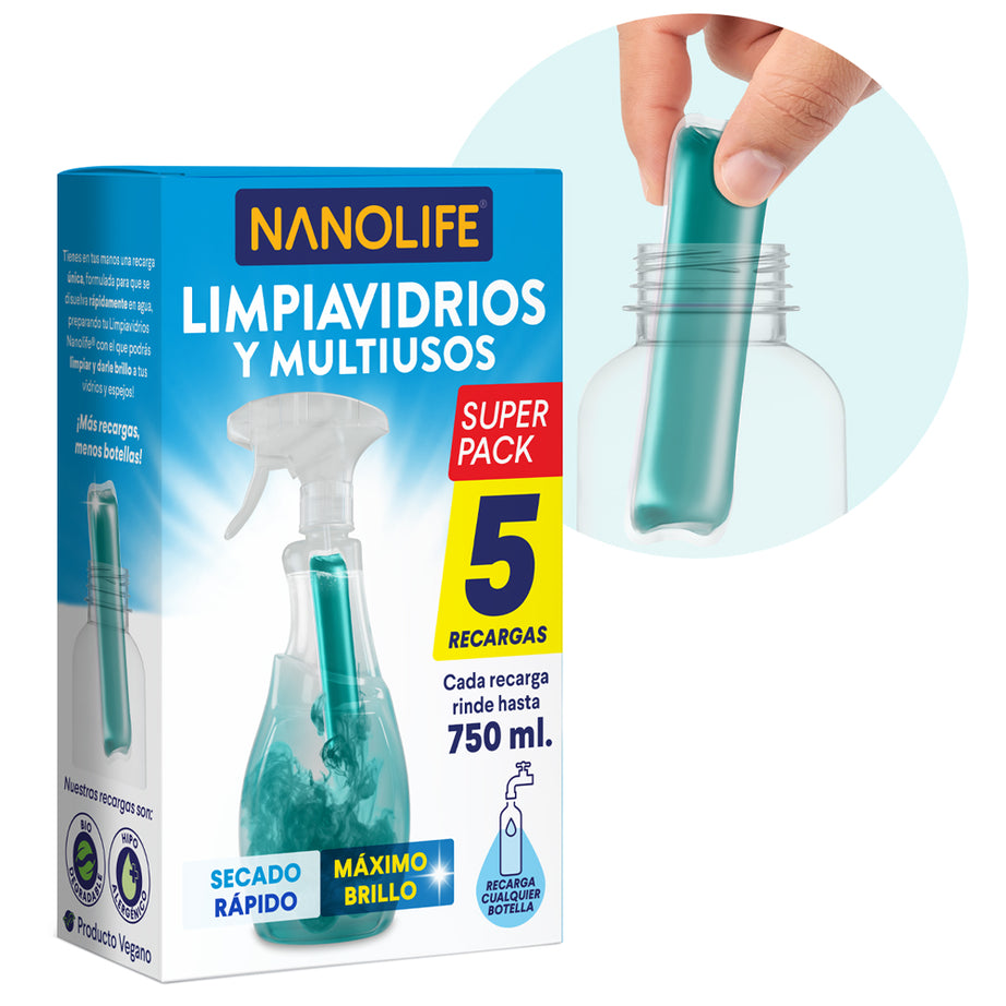 Limpiavidrios - 5 Recargas