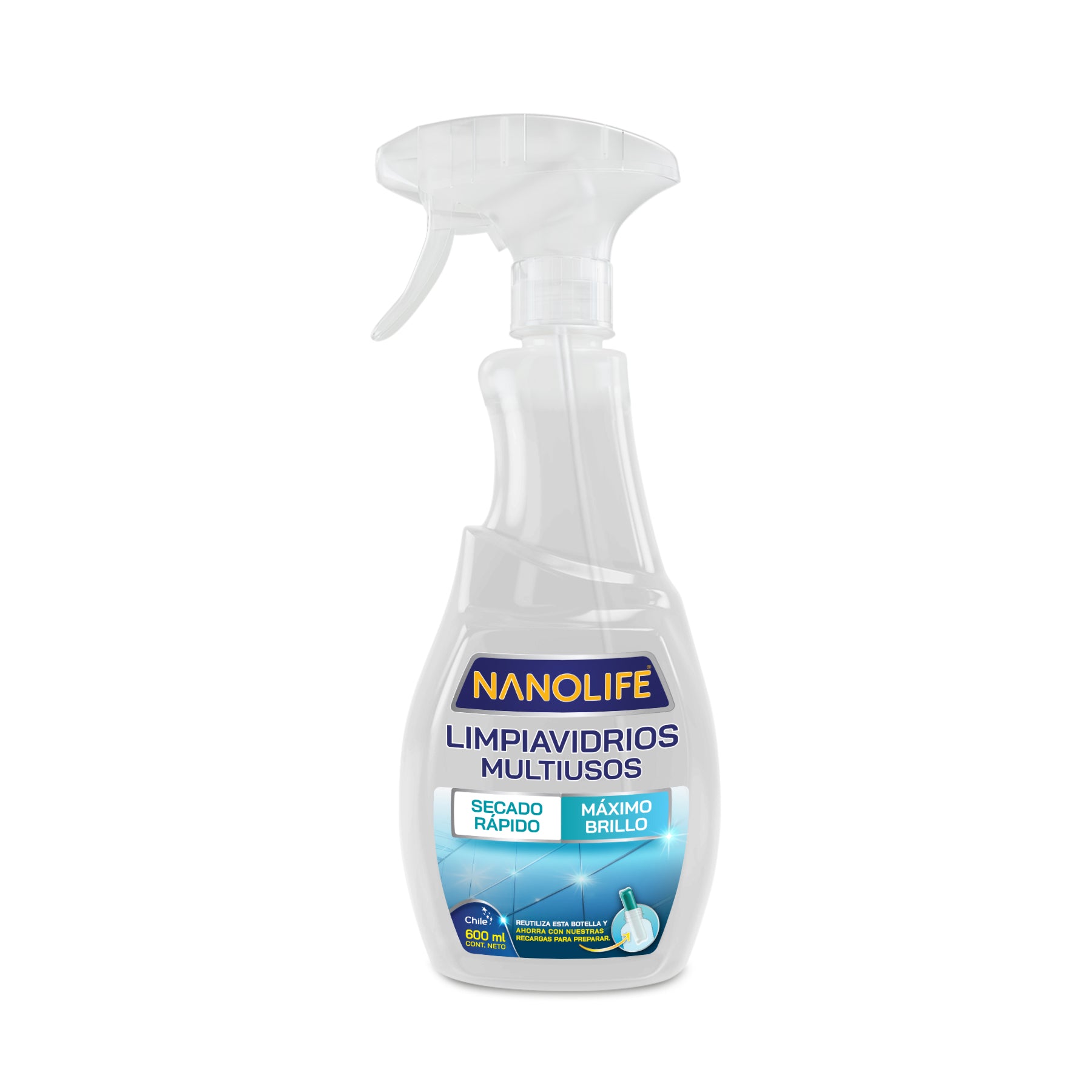 Botella reutilizable 600 cc - Limpiavidrios