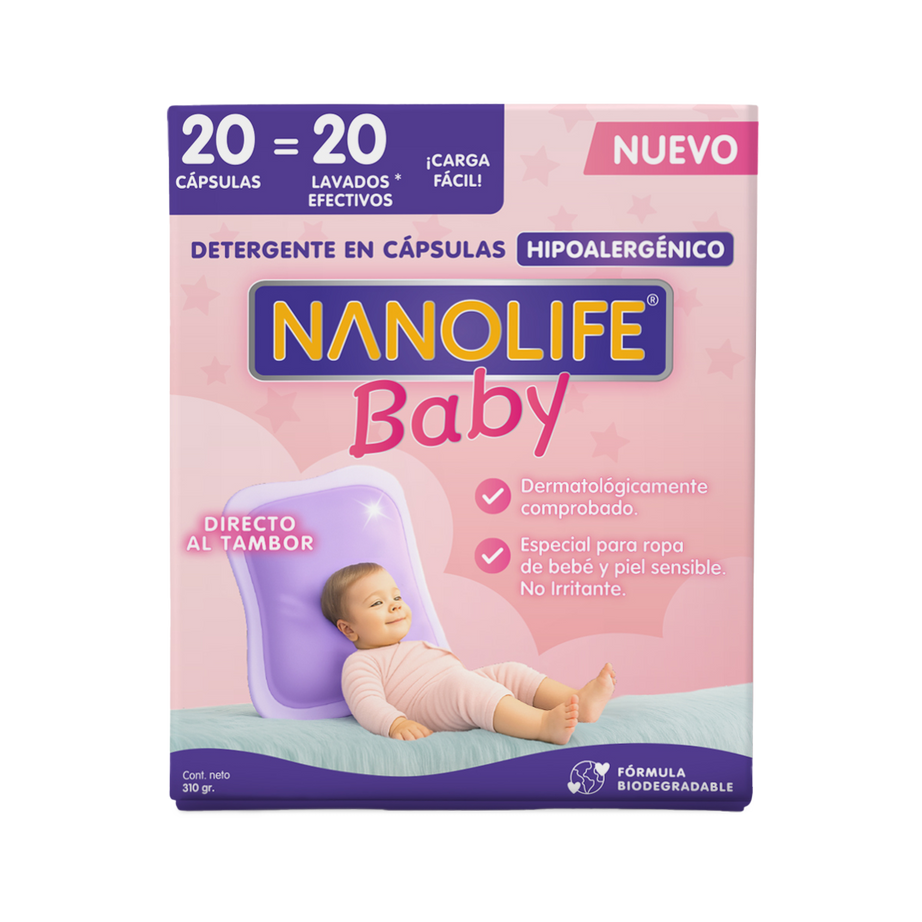Detergente en Cápsulas Hipoalergénico - 20 lavados