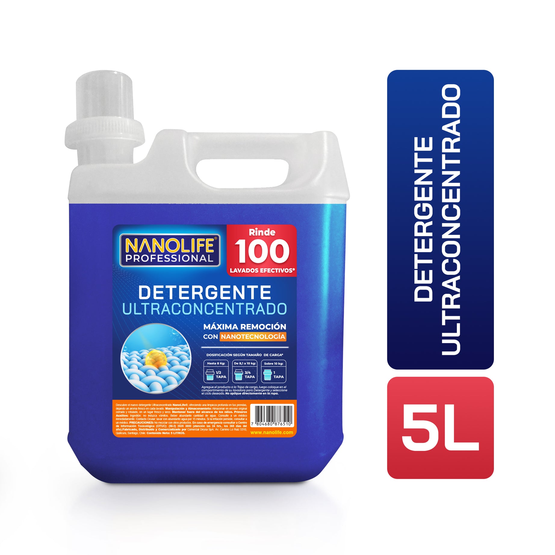 DETERGENTE ULTRACONCENTRADO - Bidón 5 litros