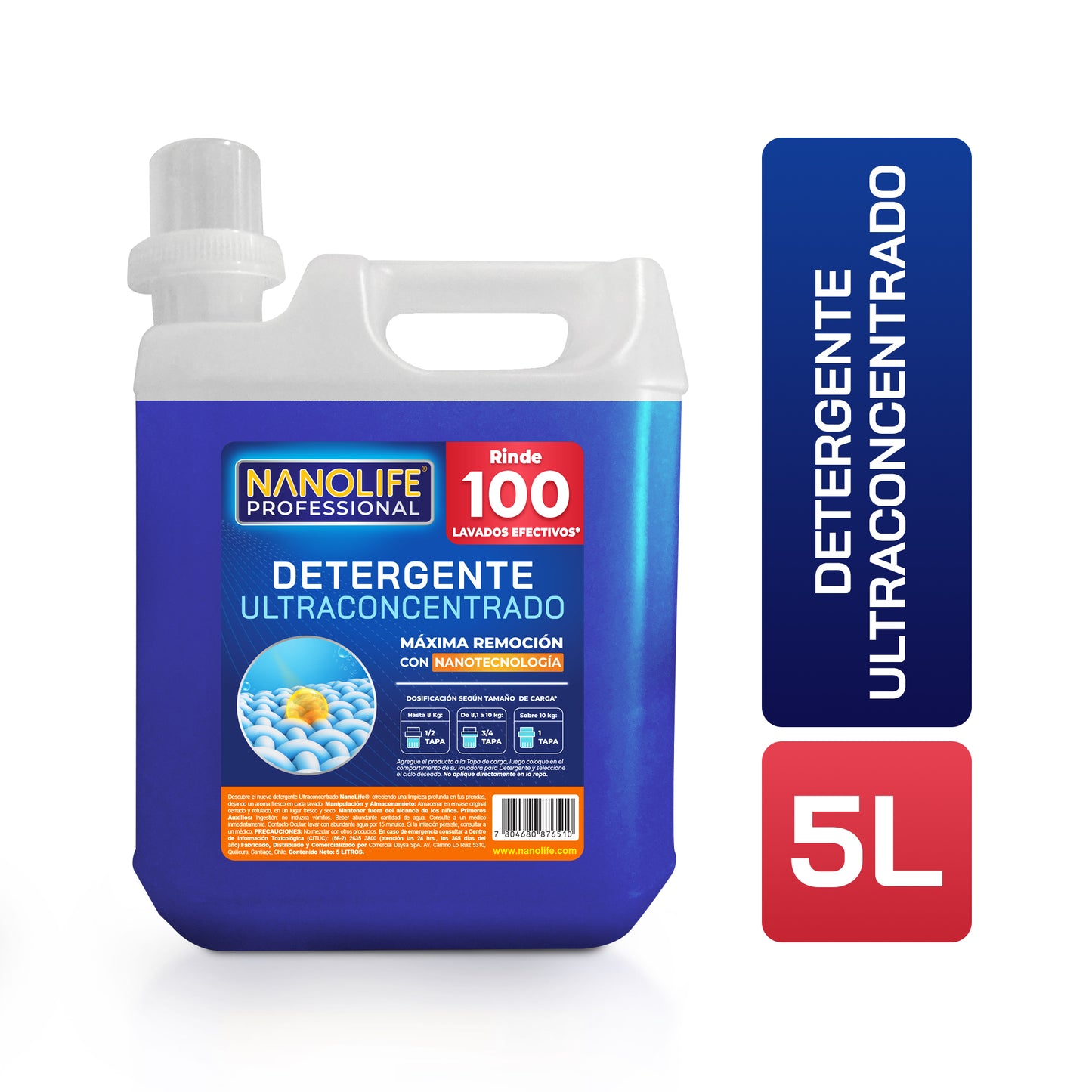 DETERGENTE ULTRACONCENTRADO - Bidón 5 litros