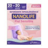 Detergente en Cápsulas Hipoalergénico - 20 lavados