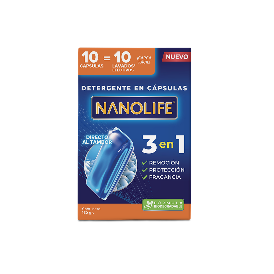 Detergente en Cápsulas Ultraconcentrado - 10 lavados