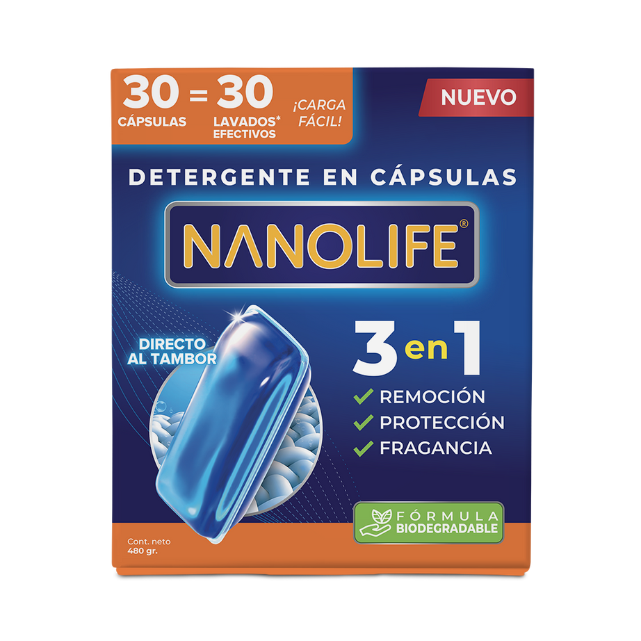 Detergente en Cápsulas Ultraconcentrado - 30 lavados