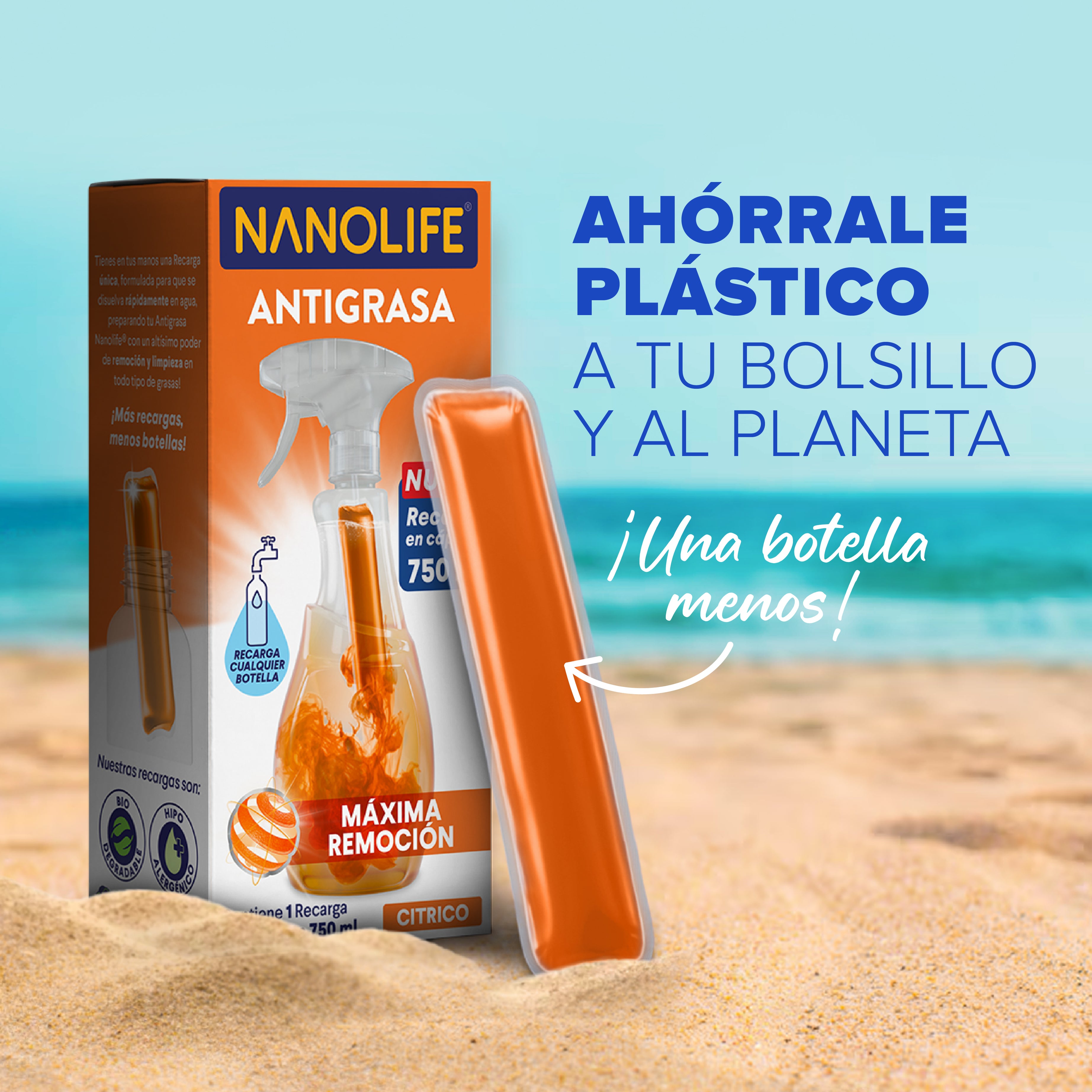 Antigrasa - 3 Recargas