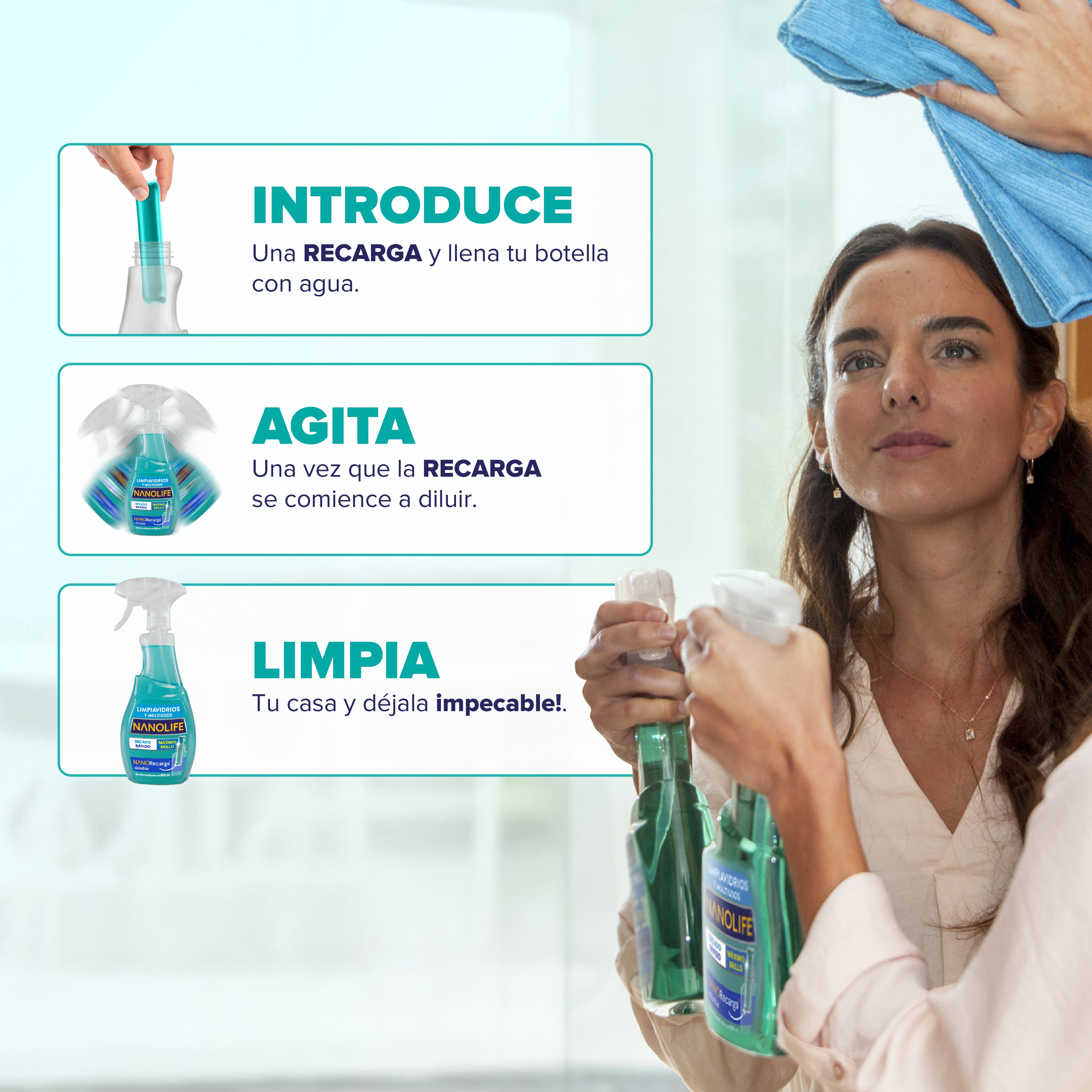 Limpiavidrios - 1 Recarga