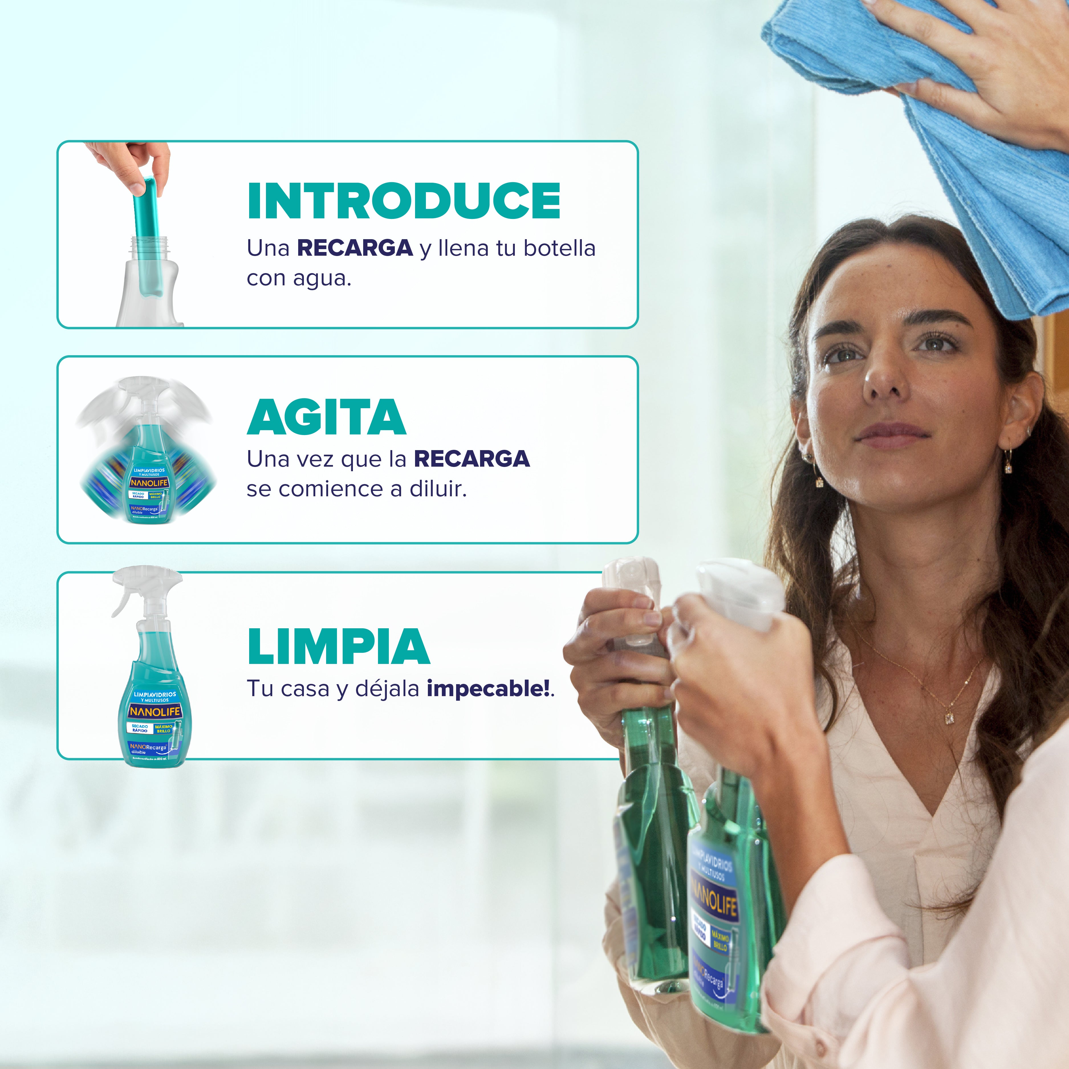 Limpiavidrios - 1 Recarga