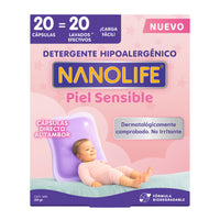 Detergente en Cápsulas Hipoalergénico - 20 lavados