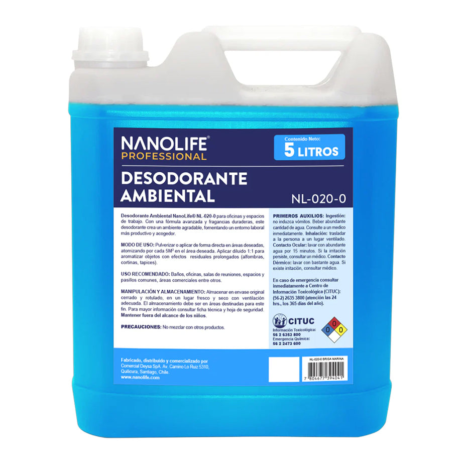 DESODORANTE AMBIENTAL - BRISA MARINA 5L