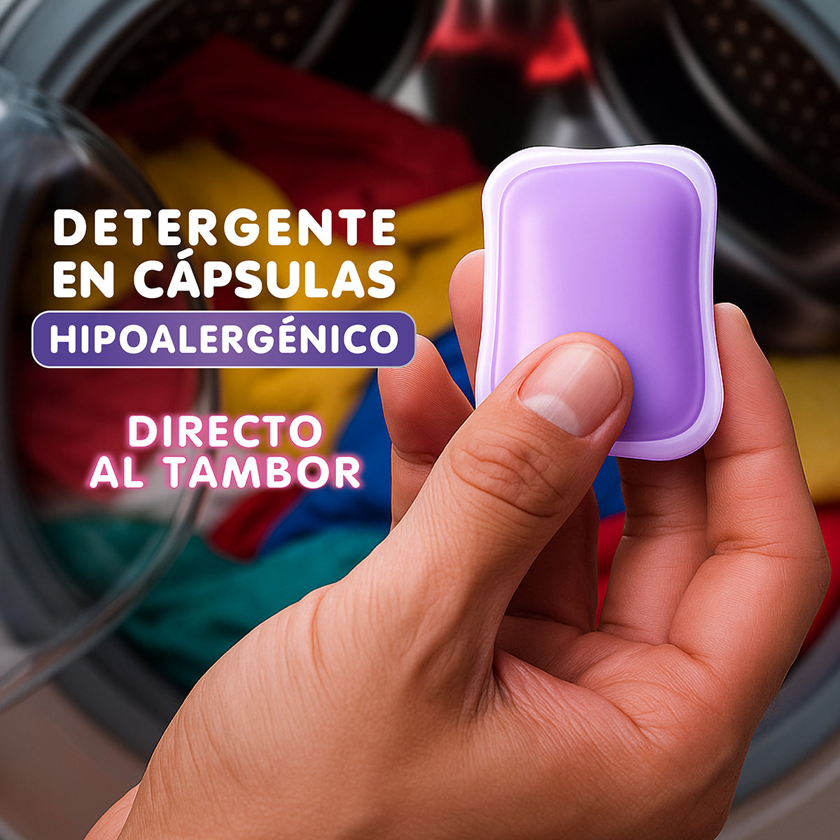 Detergente en Cápsulas Hipoalergénico - 20 lavados