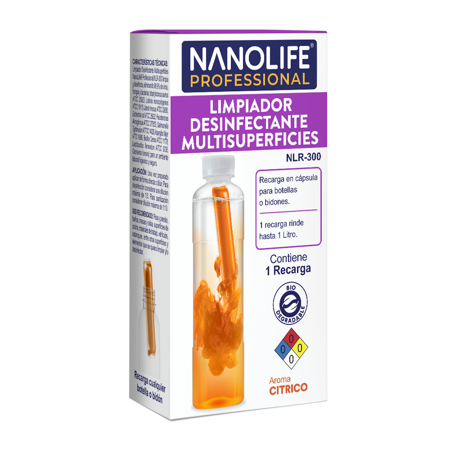 LIMPIADOR DESINFECTANTE MULTISUPERFICIE - 1 recarga