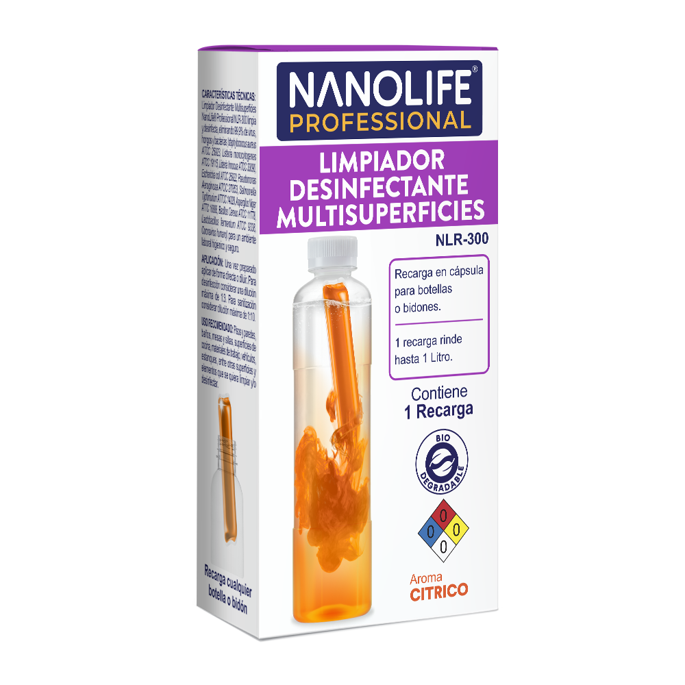 LIMPIADOR DESINFECTANTE MULTISUPERFICIE - 1 recarga