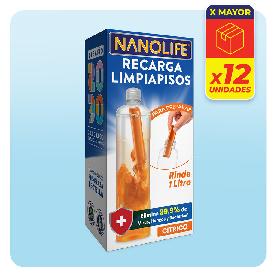 Limpiapisos Desinfectante "Cítrico" - 12u Caja Por Mayor