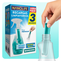 Limpiavidrios - 3 Recargas