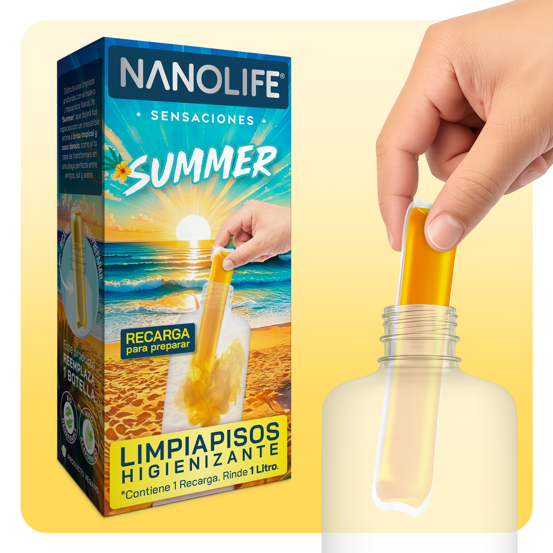 Limpiapisos Higienizante "Summer "- 1 Recarga