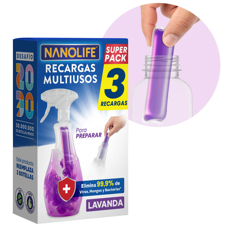 Multiusos Desinfectante - 3 Recargas
